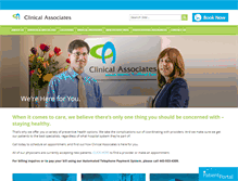 Tablet Screenshot of clinicalassociatesmd.org